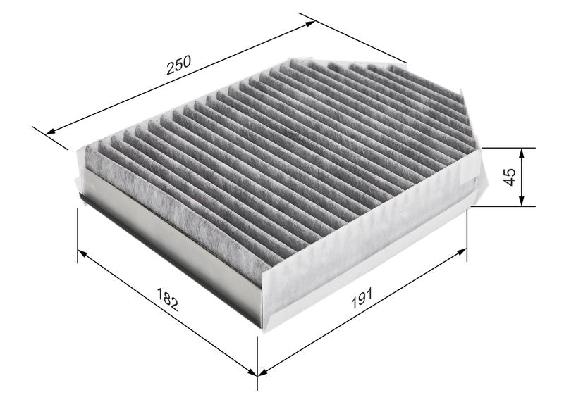 Bosch 1987435509 Filter, cabin air - 1