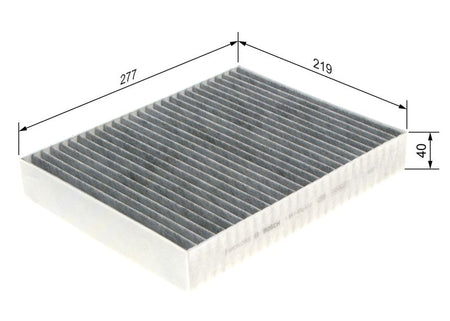 Bosch 1987435512 Filter, cabin air - 1