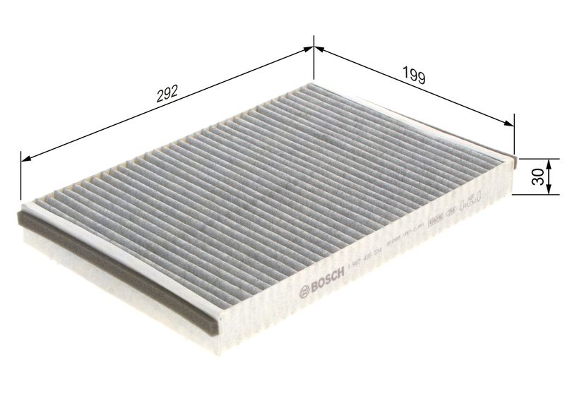 Bosch 1987435514 Filter, cabin air - 1