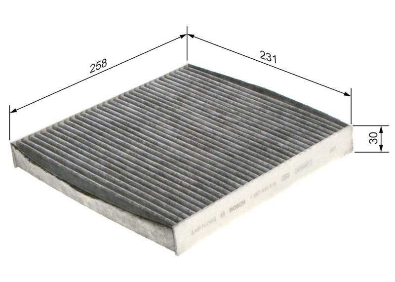 Bosch 1987435515 Filter, cabin air - 1
