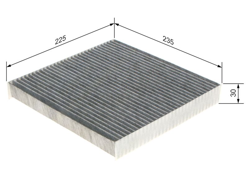 Bosch 1987435518 Filter, cabin air - 1