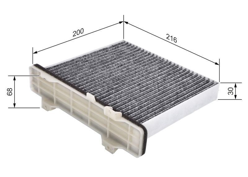 Bosch 1987435519 Filter, cabin air - 1