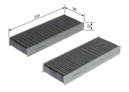 Bosch 1987435525 Filter, cabin air - 5