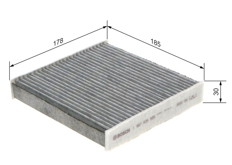 Bosch 1987435526 Filter, cabin air - 1