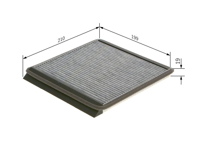 Bosch 1987435533 Filter, cabin air - 1