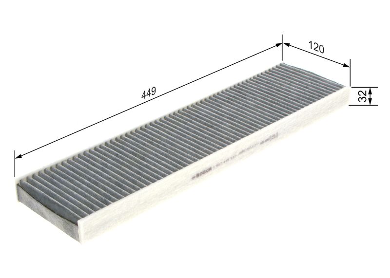 Bosch 1987435537 Filter, cabin air - 1