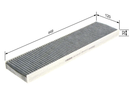 Bosch 1987435537 Filter, cabin air - 1