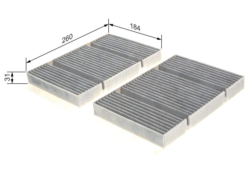 Bosch 1987435546 Filter, cabin air - 5
