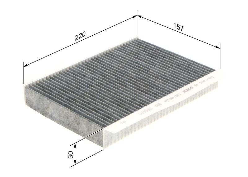Bosch 1987435548 Filter, cabin air - 1