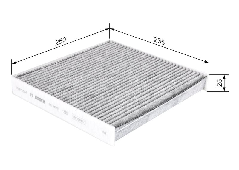 Bosch 1987435551 Filter, cabin air - 5