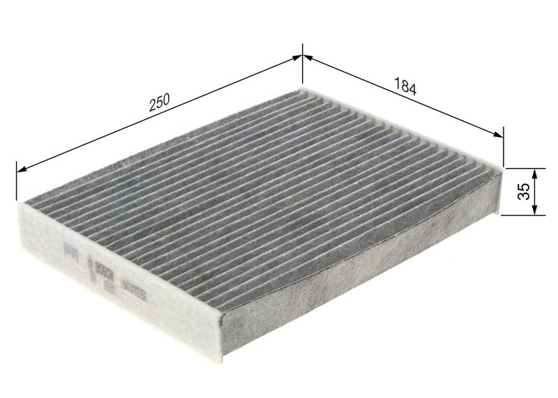 Bosch 1987435556 Filter, cabin air - 1