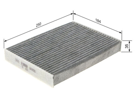 Bosch 1987435556 Filter, cabin air - 1