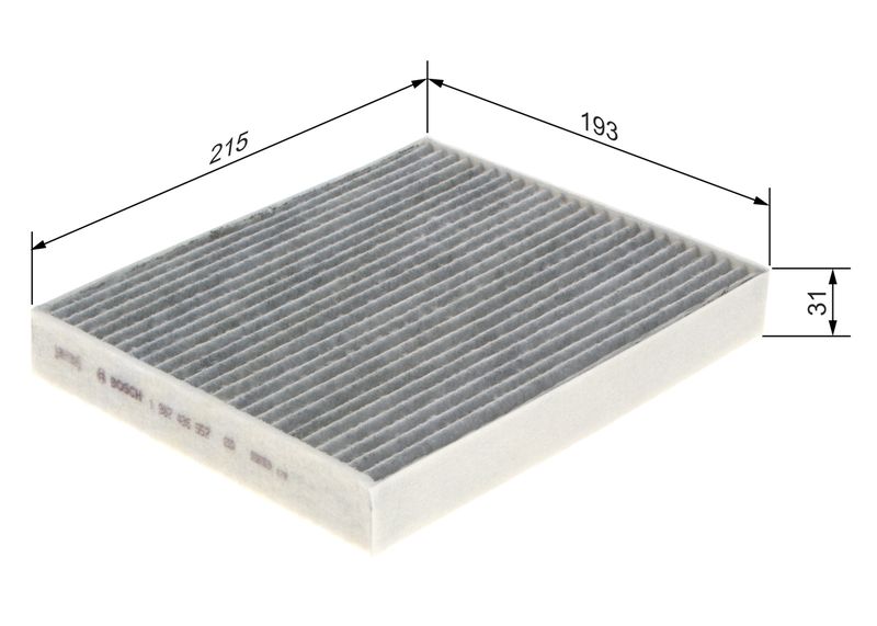 Bosch 1987435557 Filter, cabin air - 1
