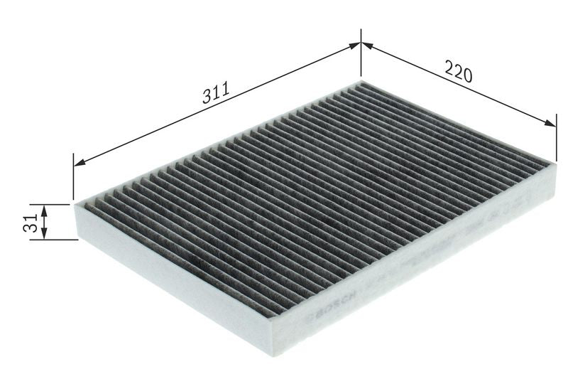 Bosch 1987435560 Filter, cabin air - 1
