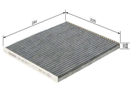 Bosch 1987435572 Filter, cabin air - 1