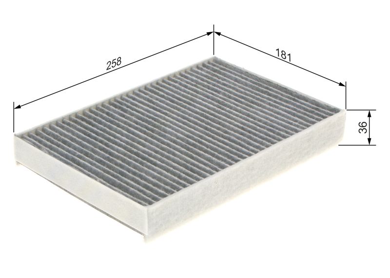 Bosch 1987435573 Filter, cabin air - 1