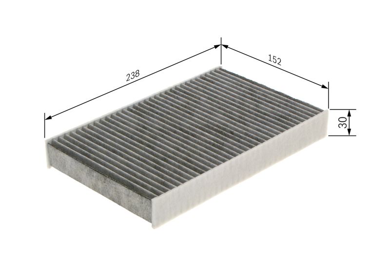 Bosch 1987435574 Filter, cabin air - 1