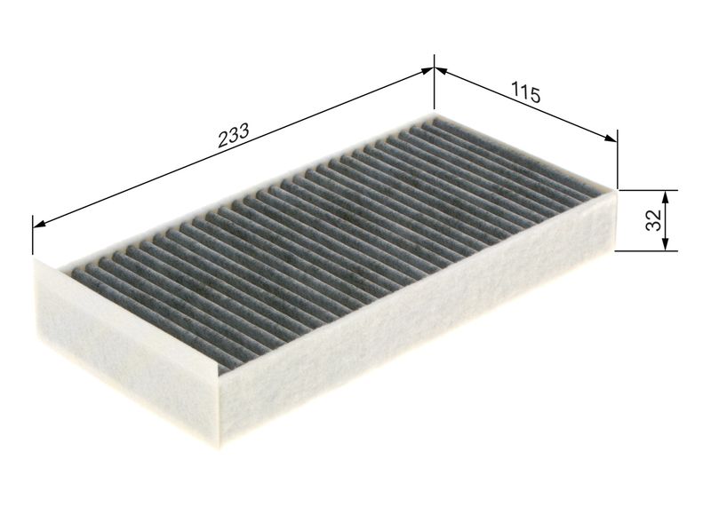 Bosch 1987435582 Filter, cabin air - 1