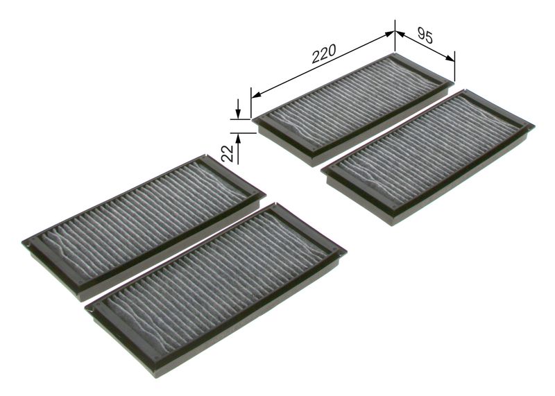Bosch 1987435587 Filter, cabin air - 5