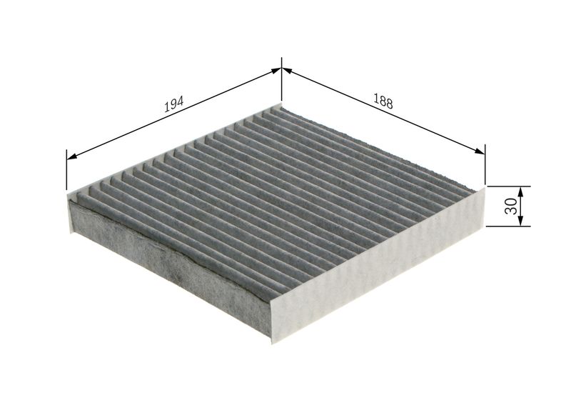 Bosch 1987435589 Filter, cabin air - 1