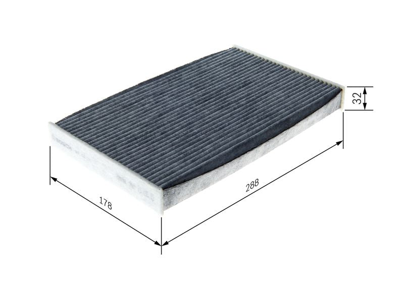 Bosch 1987435591 Filter, cabin air - 1