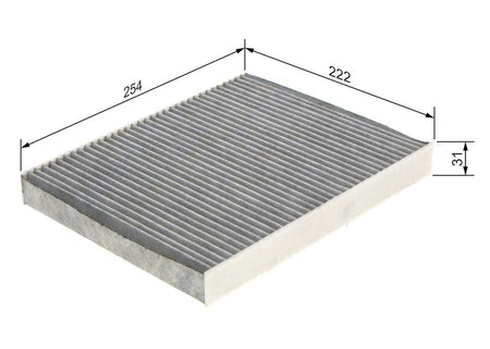 Bosch 1987435596 Filter, cabin air - 1