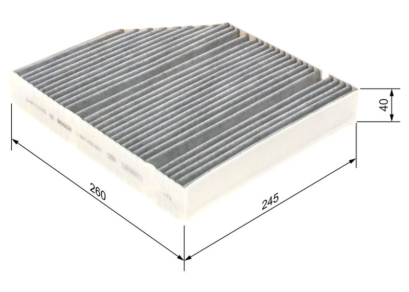 Bosch 1987435601 Filter, cabin air - 5
