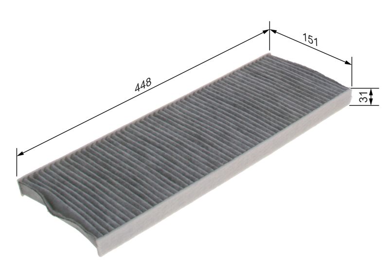 Bosch 1987435606 Filter, cabin air - 5