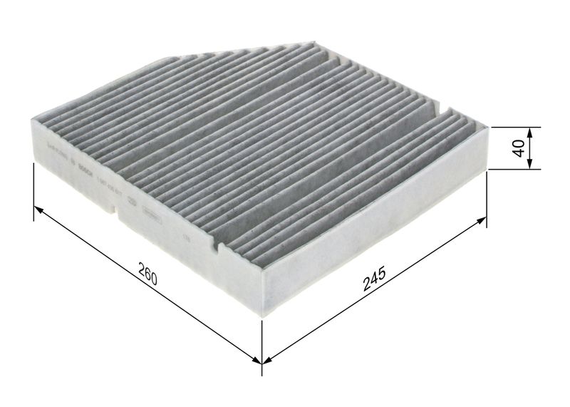 Bosch 1987435617 Filter, cabin air - 5