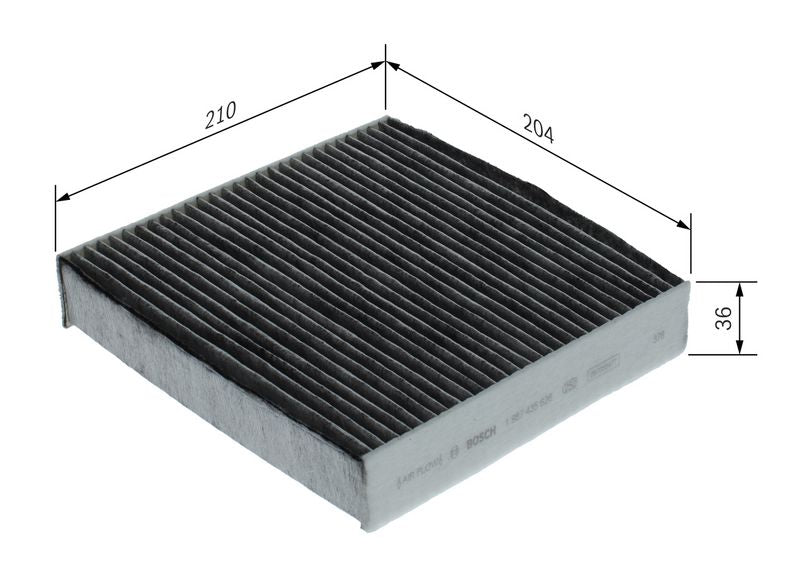 Bosch 1987435626 Filter, cabin air - 5