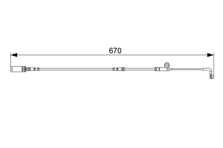 Bosch 1987473002 Warning Contact, brake pad wear - 5