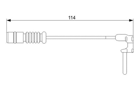 Bosch 1987473011 Warning Contact, brake pad wear - 5