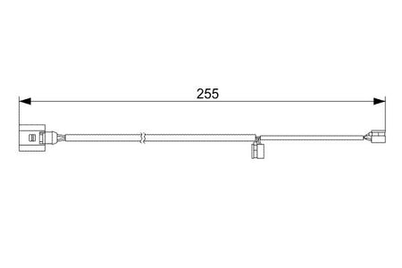 Bosch 1987473013 Warning Contact, brake pad wear - 5