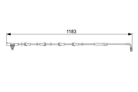 Bosch 1987473031 Warning Contact, brake pad wear - 5