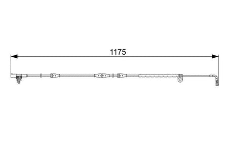 Bosch 1987473032 Warning Contact, brake pad wear - 5