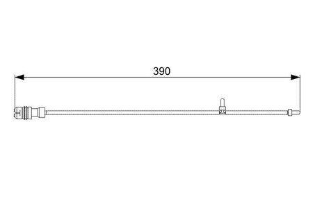 Bosch 1987473041 Warning Contact, brake pad wear - 5