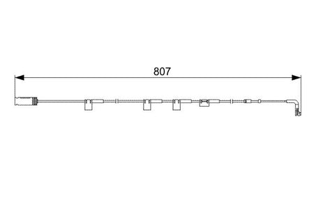 Bosch 1987473058 Warning Contact, brake pad wear - 5