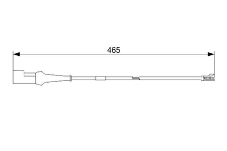 Bosch 1987473573 Warning Contact, brake pad wear - 5