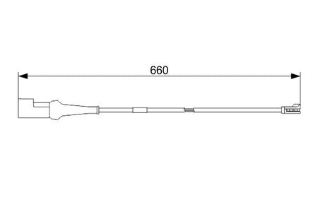 Bosch 1987473575 Warning Contact, brake pad wear - 5
