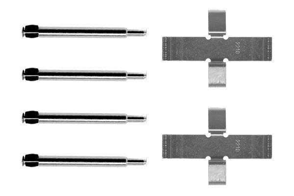 Bosch 1987474051 Accessory Kit, disc brake pad - 2