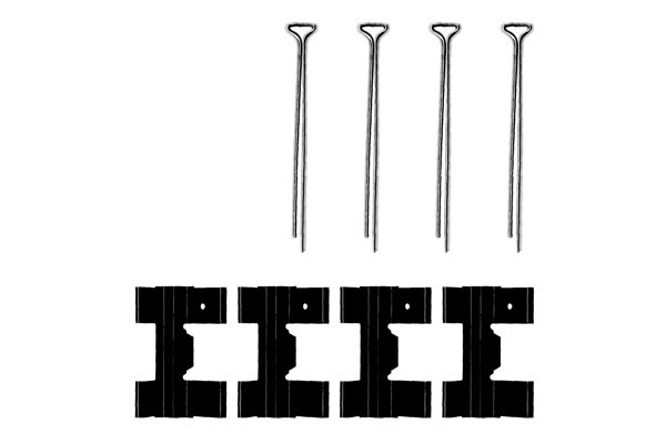 Bosch 1987474115 Accessory Kit, disc brake pad - 1
