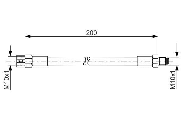 Bosch 1987476002 Brake Hose - 5