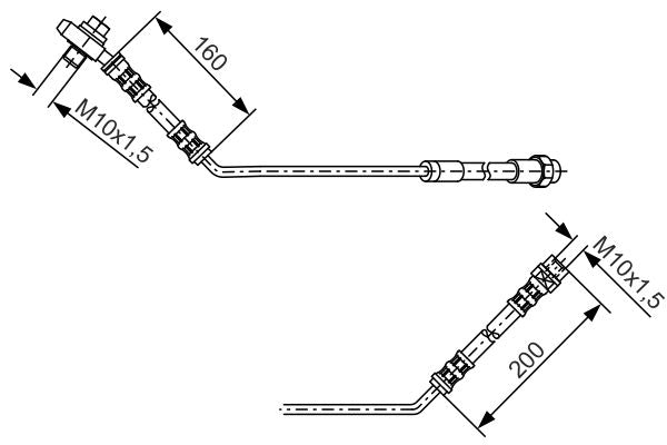 Bosch 1987476054 Brake Hose - 1