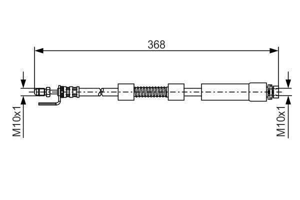 Bosch 1987476059 Brake Hose - 5