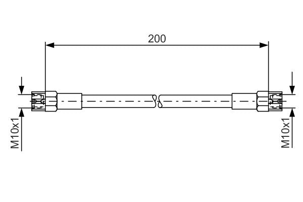 Bosch 1987476062 Brake Hose - 5