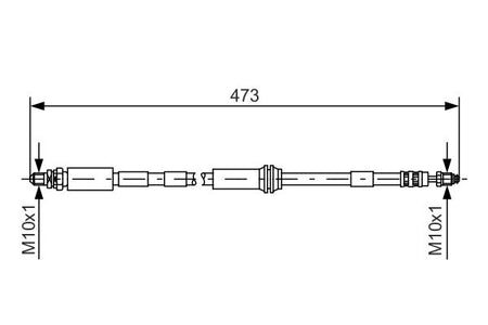 Bosch 1987476066 Brake Hose - 5