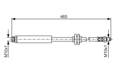 Bosch 1987476079 Brake Hose - 5