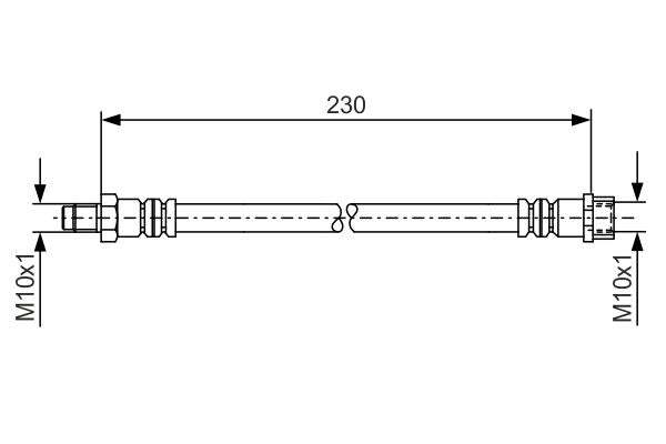 Bosch 1987476083 Brake Hose - 5
