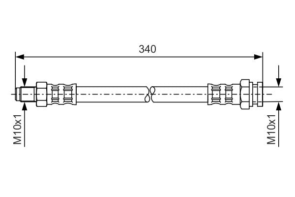 Bosch 1987476121 Brake Hose - 5