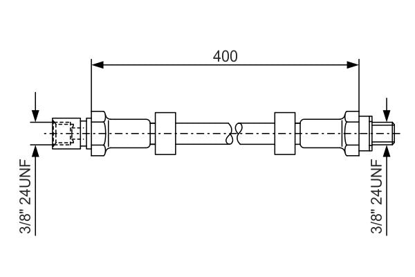 Bosch 1987476146 Brake Hose - 5